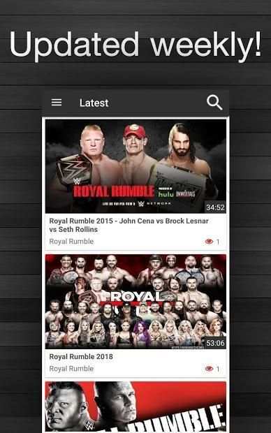 WWE TV screenshot 3