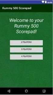 Rummy 500 Scorepad स्क्रीनशॉट 3