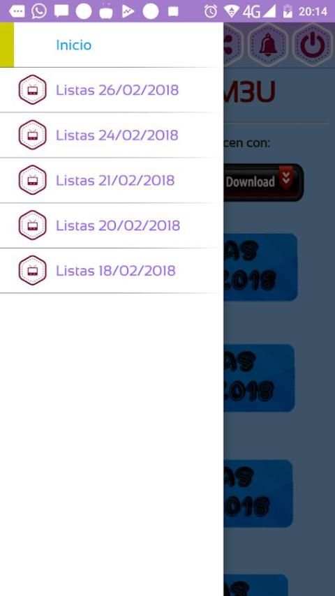 Listas IPTV M3U स्क्रीनशॉट 1
