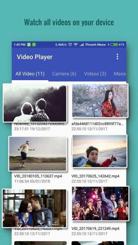 Video Player - Movie Player Floating Video Player स्क्रीनशॉट 2