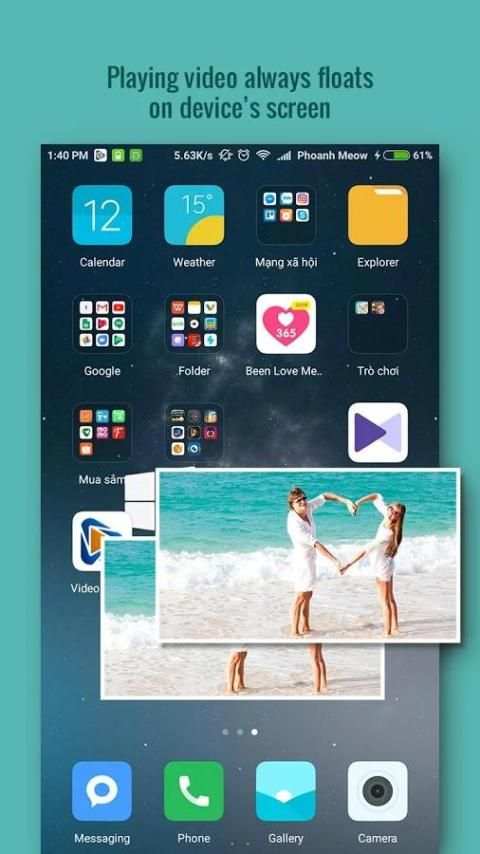 Video Player - Movie Player Floating Video Player स्क्रीनशॉट 1