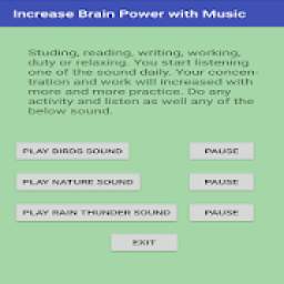 Increase brain power with Music