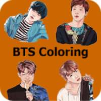 BTS (Bangtan Boys) Coloring on 9Apps