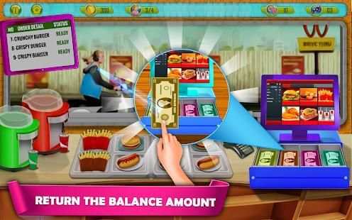 Drive Thru Cashier Girl - Cash Register screenshot 5