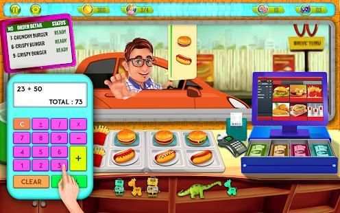 Drive Thru Cashier Girl - Cash Register screenshot 4