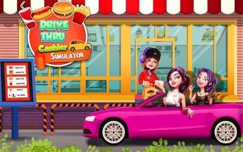 Drive Thru Cashier Girl - Cash Register screenshot 1