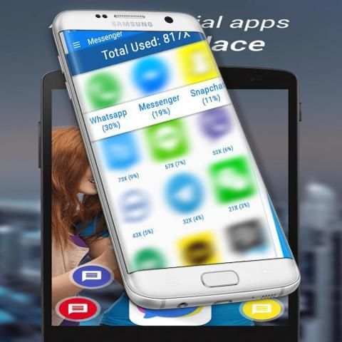 Mesenger messenger for All Social Networks ! ! screenshot 3