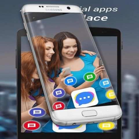 Mesenger messenger for All Social Networks ! ! screenshot 2