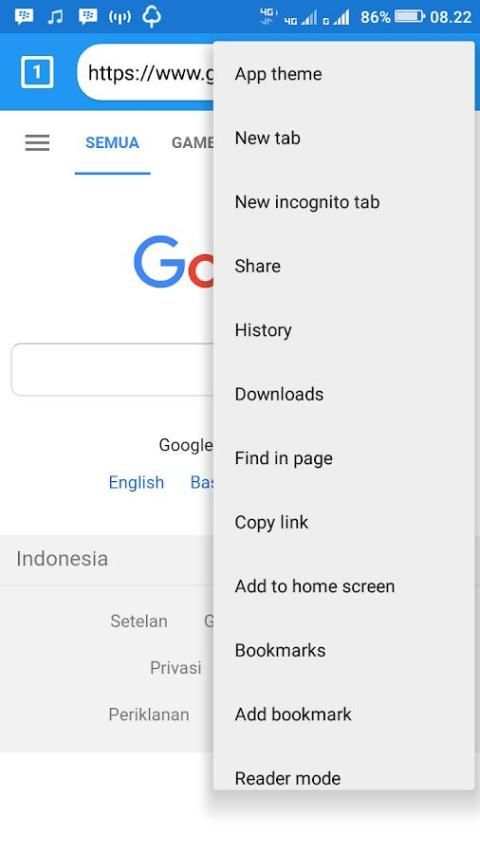 Go Browser - Browser Tercepat screenshot 1