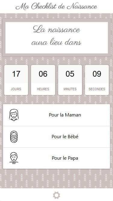 Ma Checklist de Naissance screenshot 1