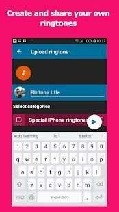 RINGTONER : Free Ringtones स्क्रीनशॉट 20