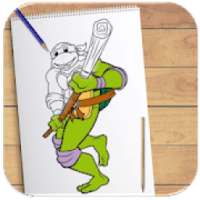 How to Draw Teenage Mutant Ninja Turtles आइकन