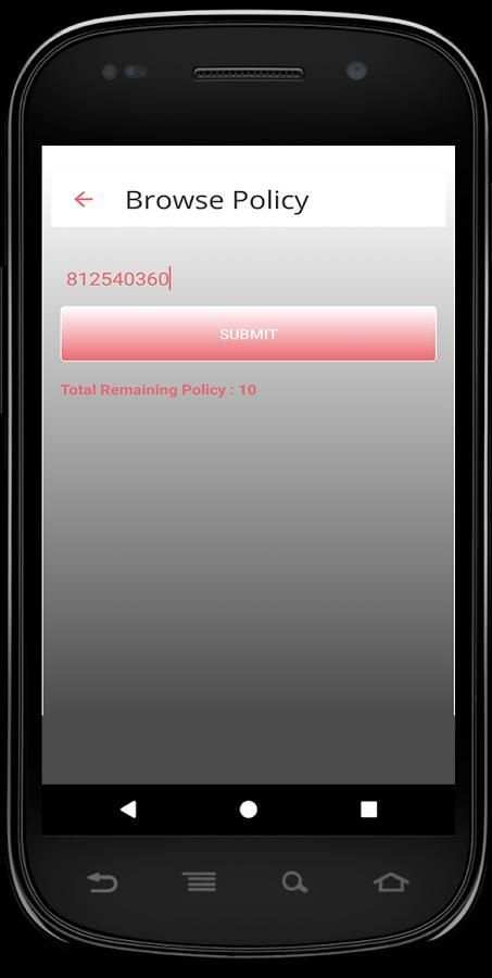 LIC Policy Status Browse स्क्रीनशॉट 3