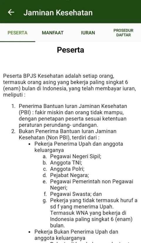 BPJS KU : Cek Iuran BPJS screenshot 2