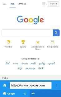 5G browser screenshot 2
