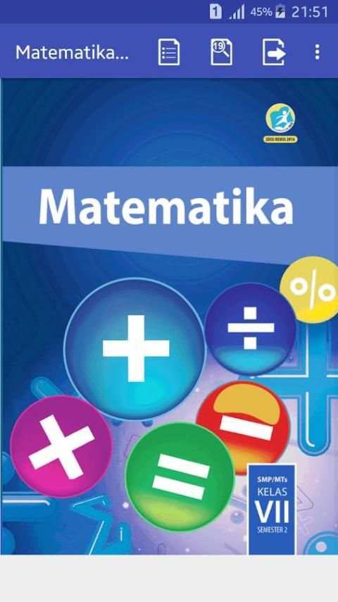 SMP 7 Matematika Semester 2 screenshot 1