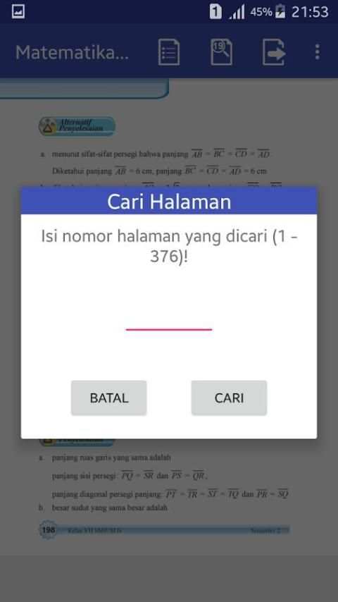 SMP 7 Matematika Semester 2 screenshot 6