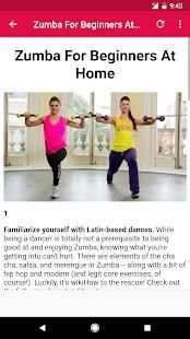 Zumba For Beginners स्क्रीनशॉट 1