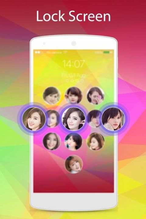 Layar kunci foto screenshot 4