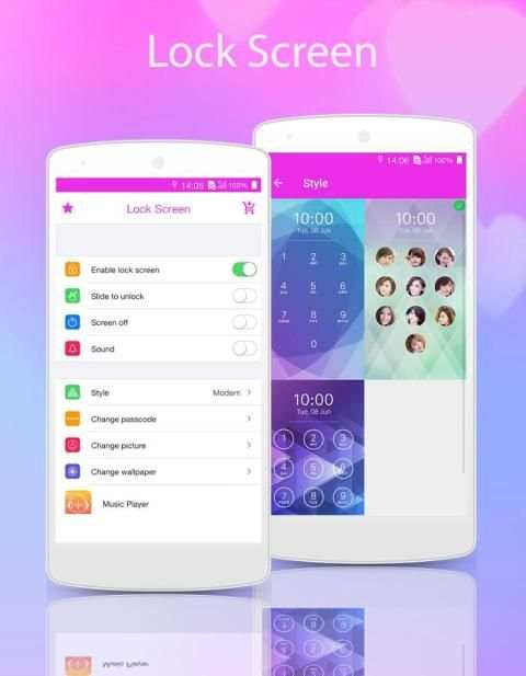 Layar kunci foto screenshot 2