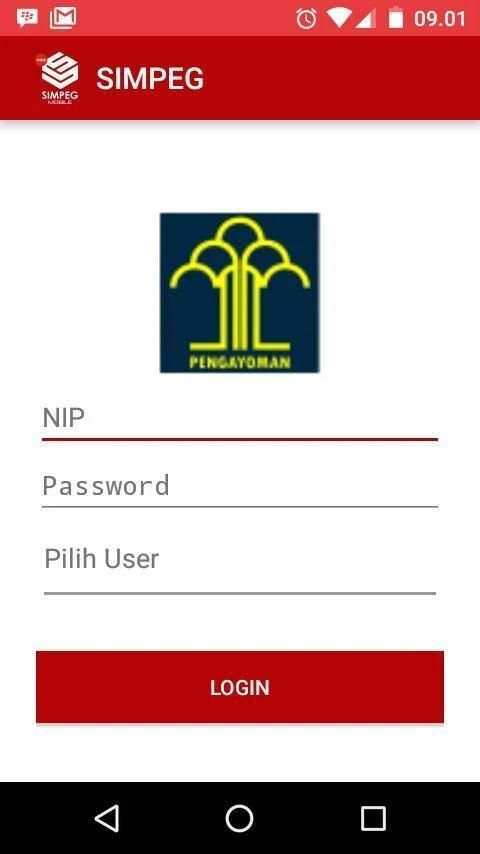 SIMPEG KEMENKUMHAM screenshot 5