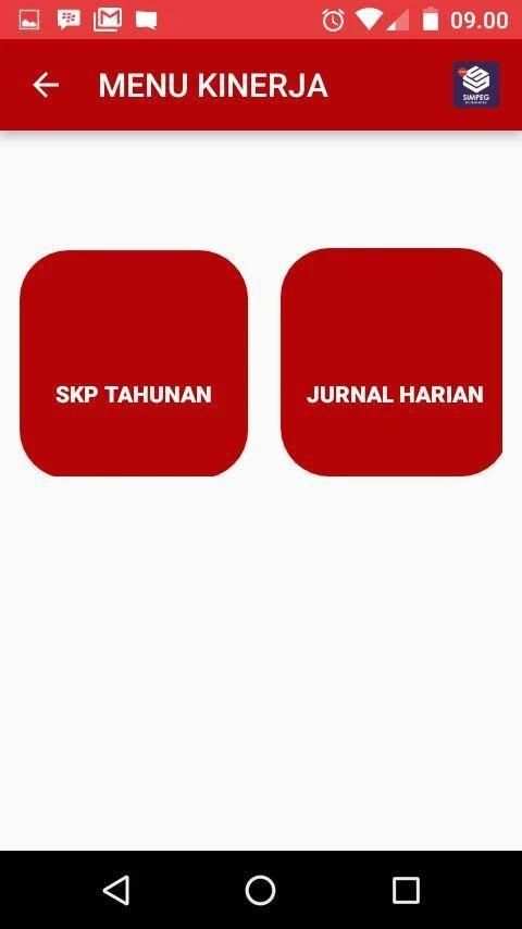 SIMPEG KEMENKUMHAM screenshot 1