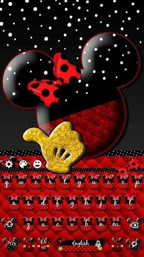 Mini Mouse Classic Keyboard Theme screenshot 4