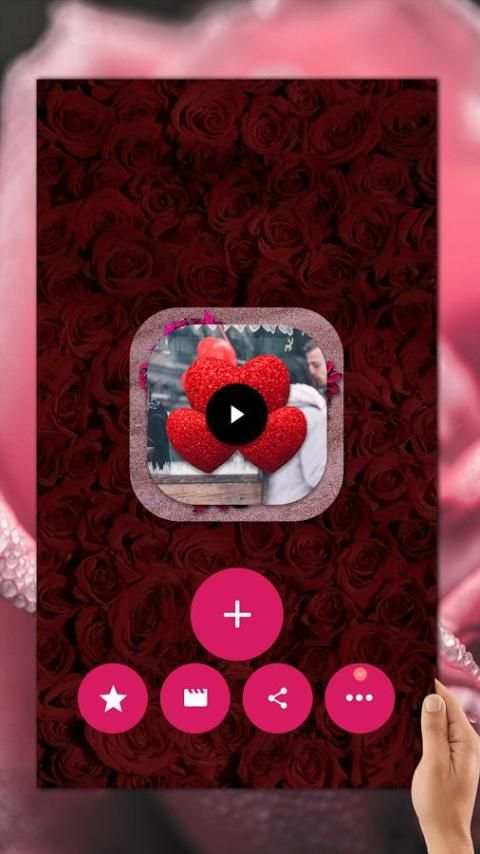 Valentine Slideshow Maker स्क्रीनशॉट 1
