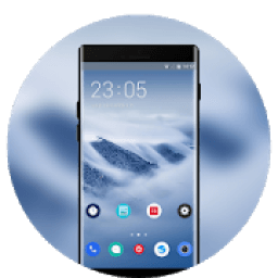 Theme for cloud mountain peak samsung galaxxy note icon