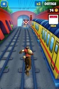 Subway Dinosaur run 3 Dash mania screenshot 1