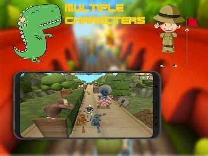 Subway Dinosaur run 3 Dash mania screenshot 2