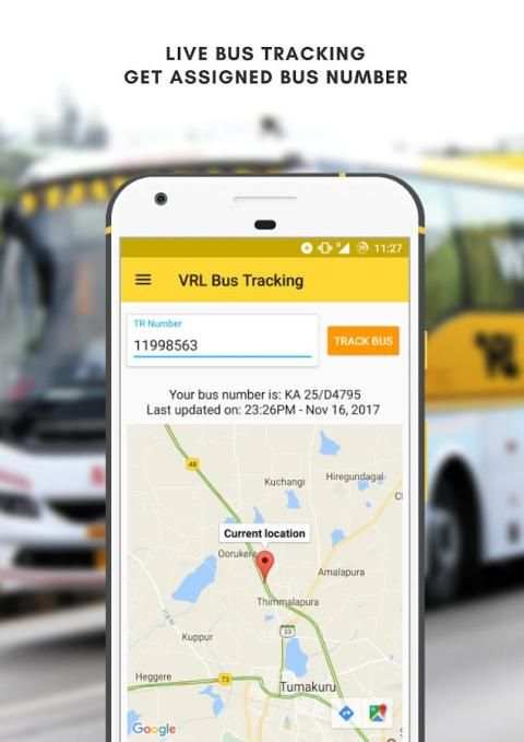 VowBus - VRL Travels Bus Ticket Booking screenshot 1