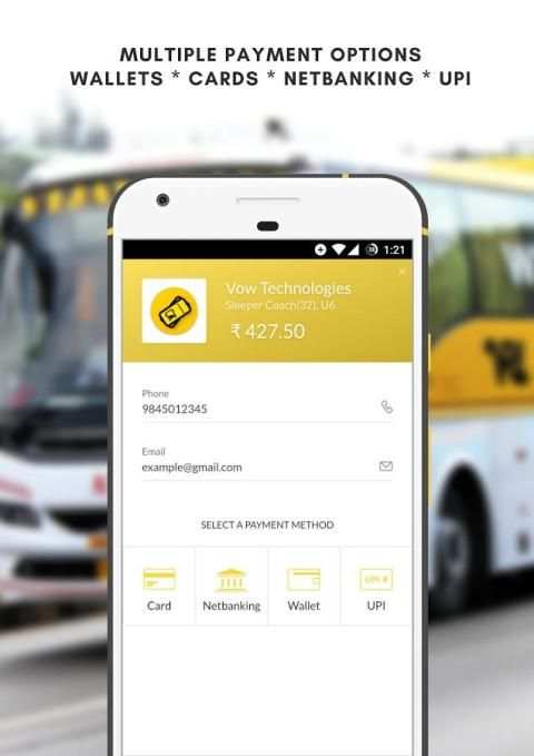 VowBus - VRL Travels Bus Ticket Booking screenshot 3