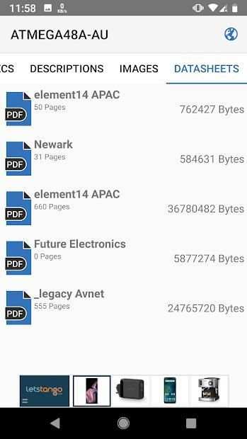 Electronic Components Finder screenshot 2