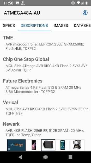 Electronic Components Finder screenshot 4