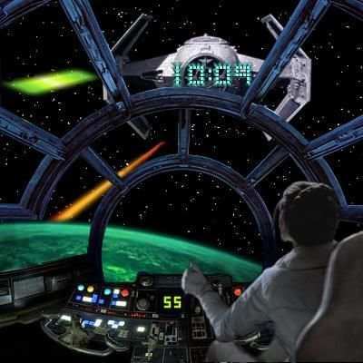 Star Watch Clock skin screenshot 3