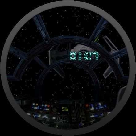 Star Watch Clock skin screenshot 1