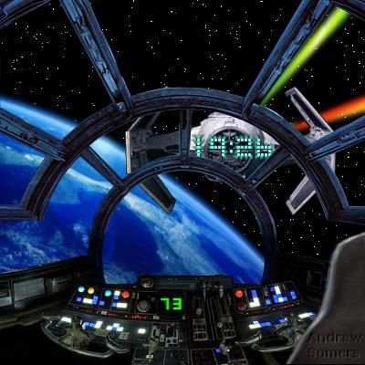 Star Watch Clock skin screenshot 4