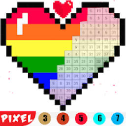 ikon Color By Pixel ART - PIX Draw Colorbox Paint Book