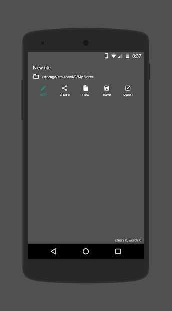 Text Editor - Create, Save & Edit Text Files स्क्रीनशॉट 3