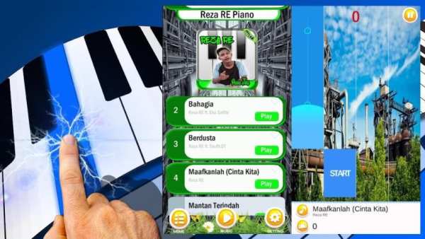 Piano Tiles Reza Re screenshot 1