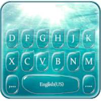 Blue Sunshine Water Keyboard Theme on 9Apps