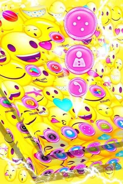Cute Emojis Launcher Theme screenshot 4