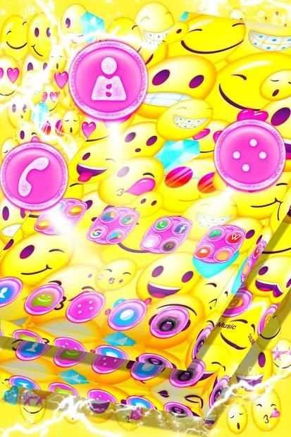 Cute Emojis Launcher Theme screenshot 3