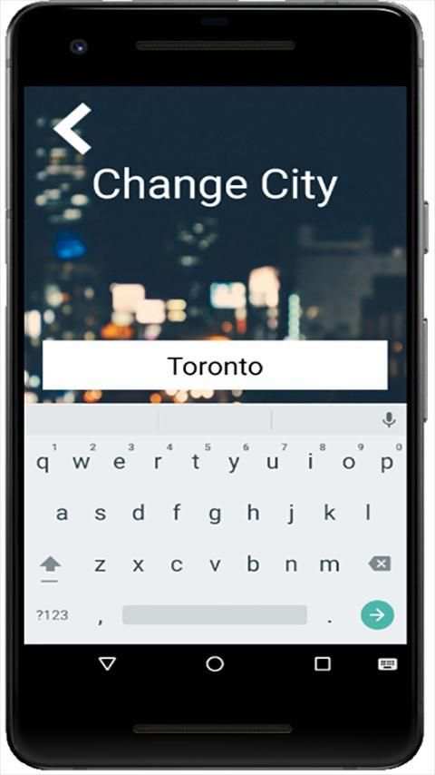 WeatherApp screenshot 2