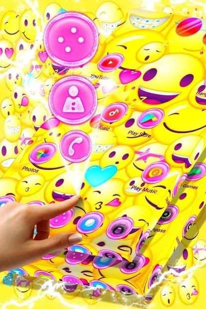 Cute Emojis Launcher Theme screenshot 5