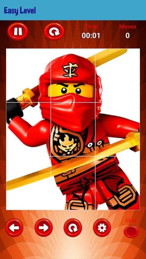 Ninja Lego Puzzle screenshot 2