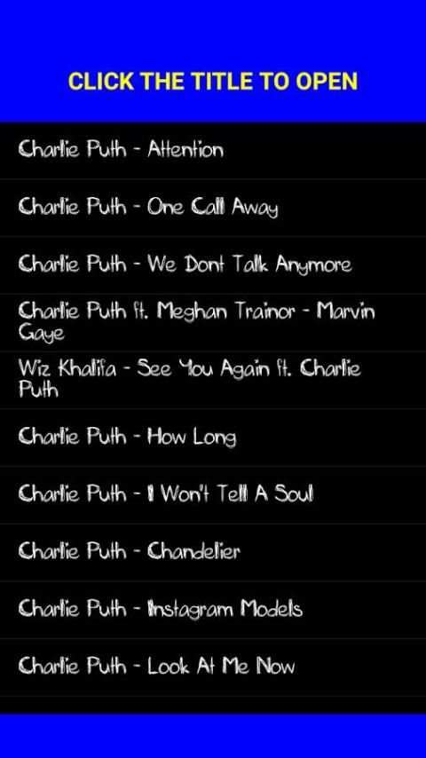 Charlie Puth Music - See You Again स्क्रीनशॉट 1