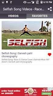 Selfish Song Videos - Race 3 Songs screenshot 2
