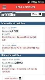 Free Cricbuzz screenshot 1